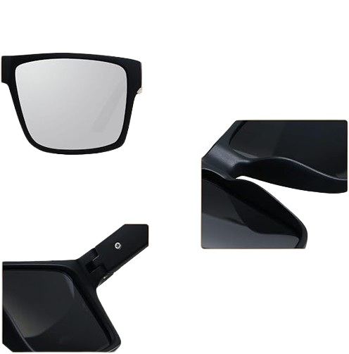 Men's Square Polarized Oversized Big UV Protection Sunglasses