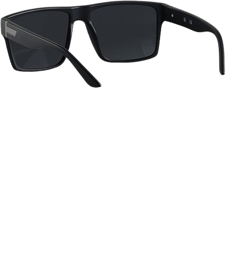 Men's Square Polarized Oversized Big UV Protection Sunglasses