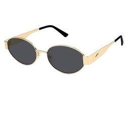 Women's Retro Oval Sunglasses with Classic Shades
