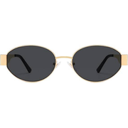 Women's Retro Oval Sunglasses with Classic Shades