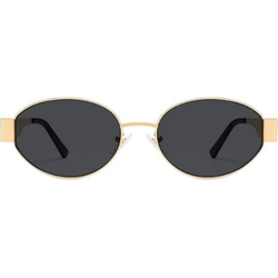 Women's Retro Oval Sunglasses with Classic Shades